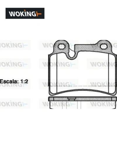 طقم تيل خلفى G20 - وكينج