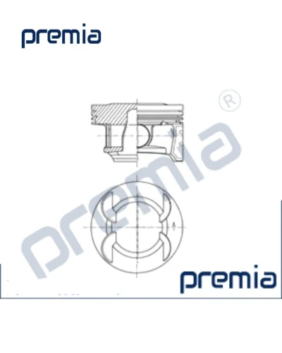 طقم بستم بالشمبر 0.50 (4قطع)- اوبل استرا J - بريميا