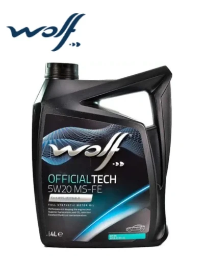 زيت موتور 4 لتر  WOLF - 5W20