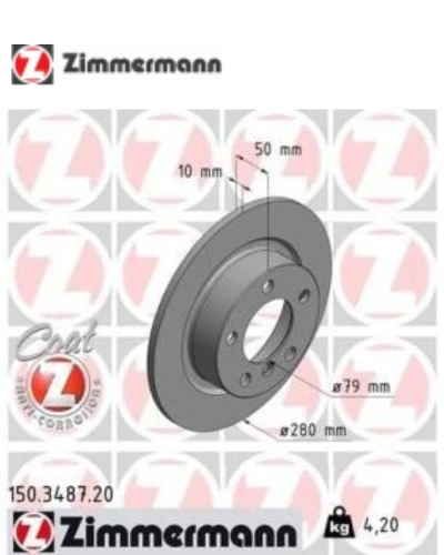 طقم طنابير خلفى R60 S - زيمرمان