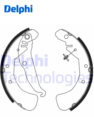 طقم تيل خلفي - فيكترا B ال1.6 - ديلفي