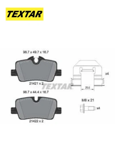 طقم تيل خلفى G20 - تيكستار